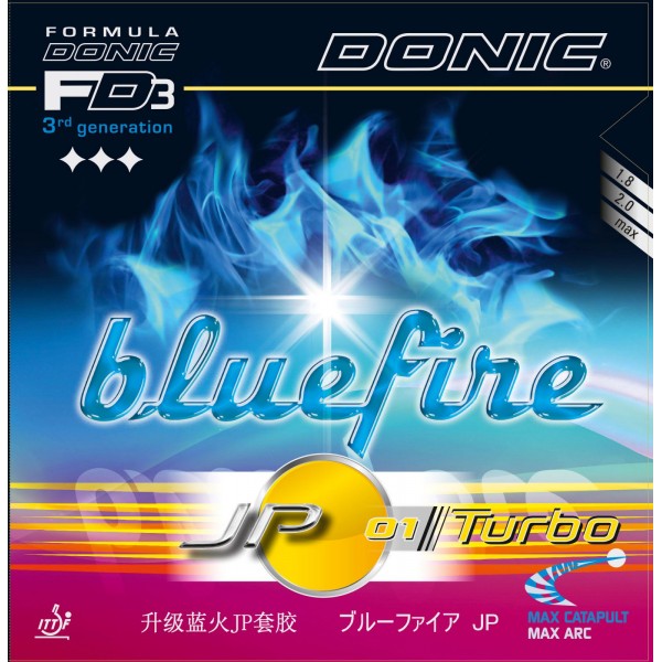 Donic Blue Fire JP 01 Turbo (Black) Table Tennis Rubber